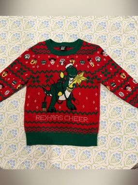 Christmas Toy Story T- Rex Sweater 5T